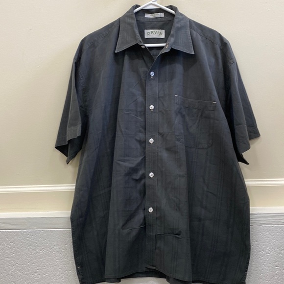 Orvis Other - Orvis XXL casual gray cotton button down shirt with pocket